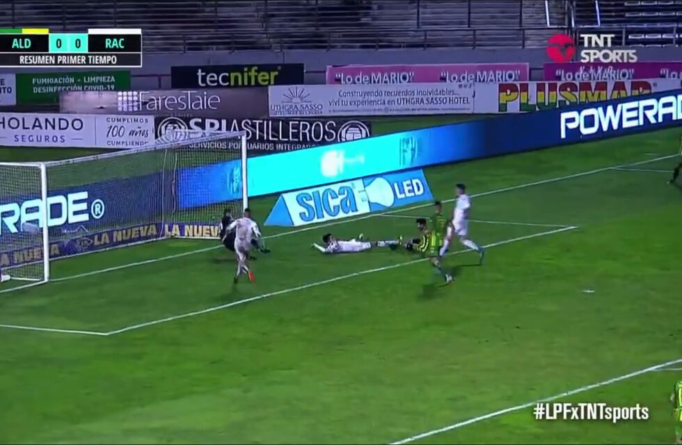 Aldosivi-Racing: polémica por el penal no cobrado de Leonardo Sigali