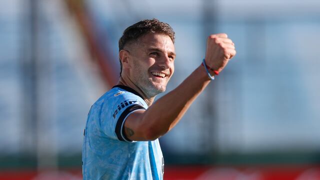 Pablo Vegetti, el goleador que se mete en la historia de Belgrano (Prensa Belgrano).