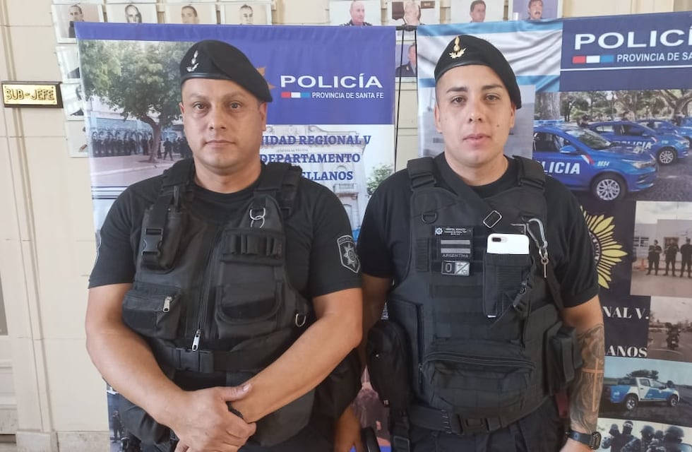 Policías de la URV de Rafaela le salvaron la vida a un recién nacido