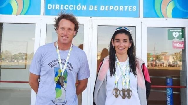 Atletas de Tres Arroyos participan del Sudamericano de Veteranos en Colombia.