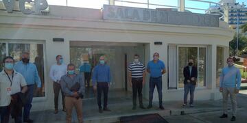 Autoridades municipales de Jesús María recorrieron el centro de monitoreo en Carlos Paz.