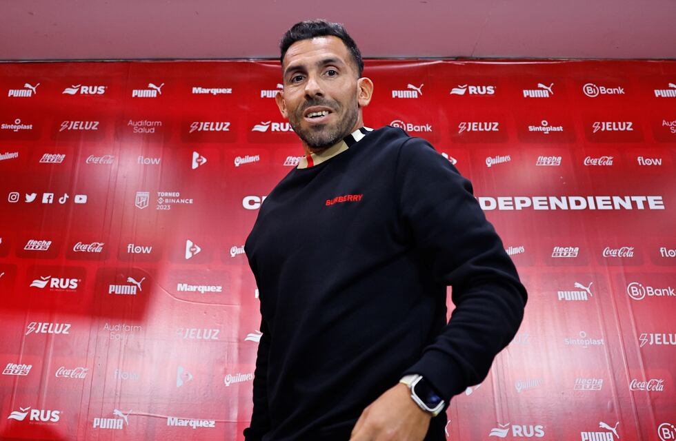 Carlos Tévez fue presentado en Independiente: “Me juego el apellido y mi carrera de técnico”