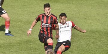 El Chino Lucas Landa pone todo en el Instituto-Defensores (Foto: Ramiro Pereyra).