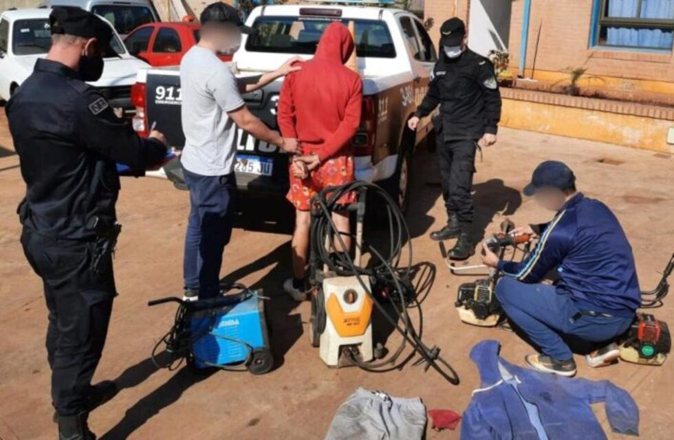 Un joven fue detenido en San Pedro tras el robo a un taller