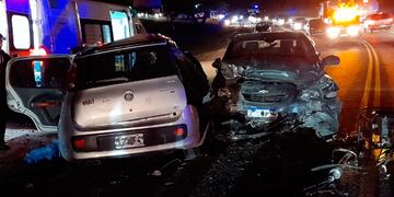 El trágico choque en Rumipal. (Policía)