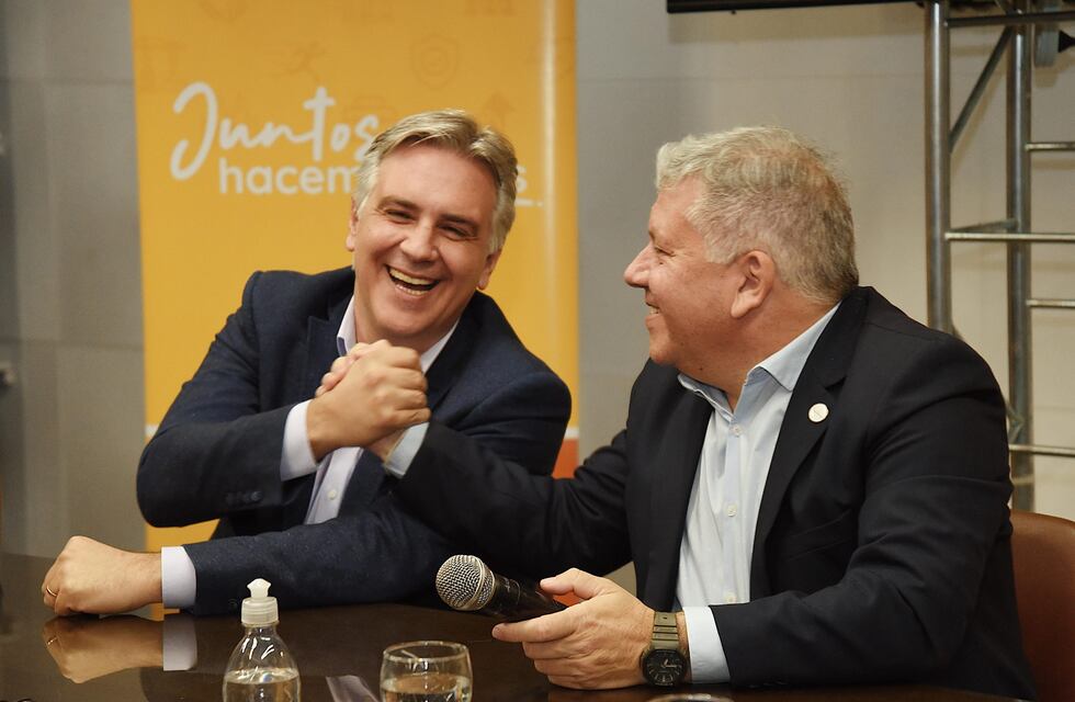 El intendente de Arroyito, Gustavo Benedetti le dio su apoyo a Martín Llaryora para las elecciones a la Gobernación