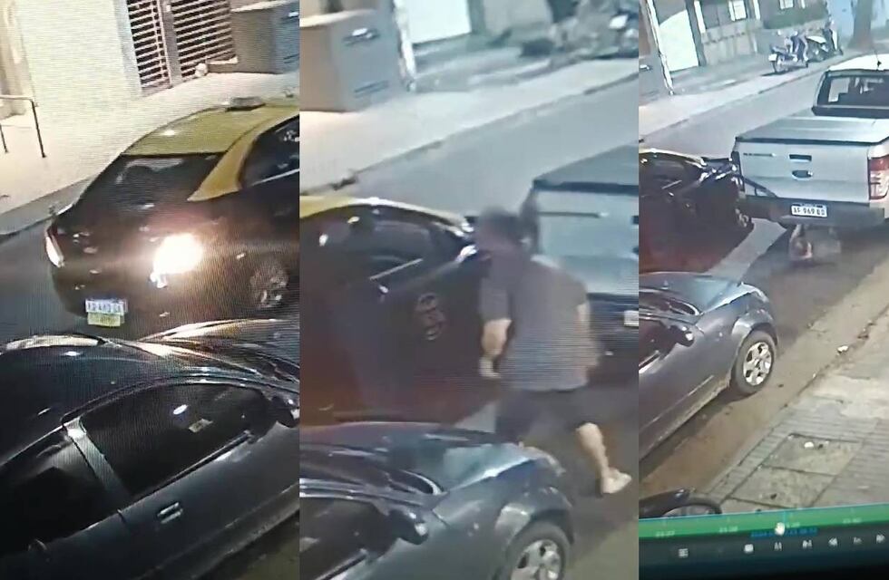 Taxista de Rosario ayudó a un ladrón de ruedas y el video viral generó bronca online
