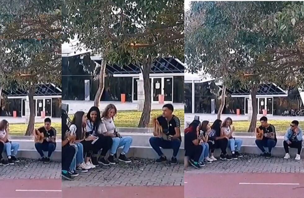 Todo un romántico: villamariense dedica canciones a desconocidos y sorprende con su voz