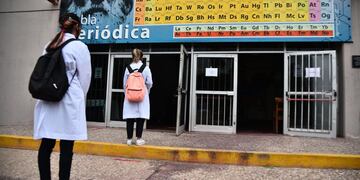 Las clases se dictaron en el Laboratorio I con aforo reducido.