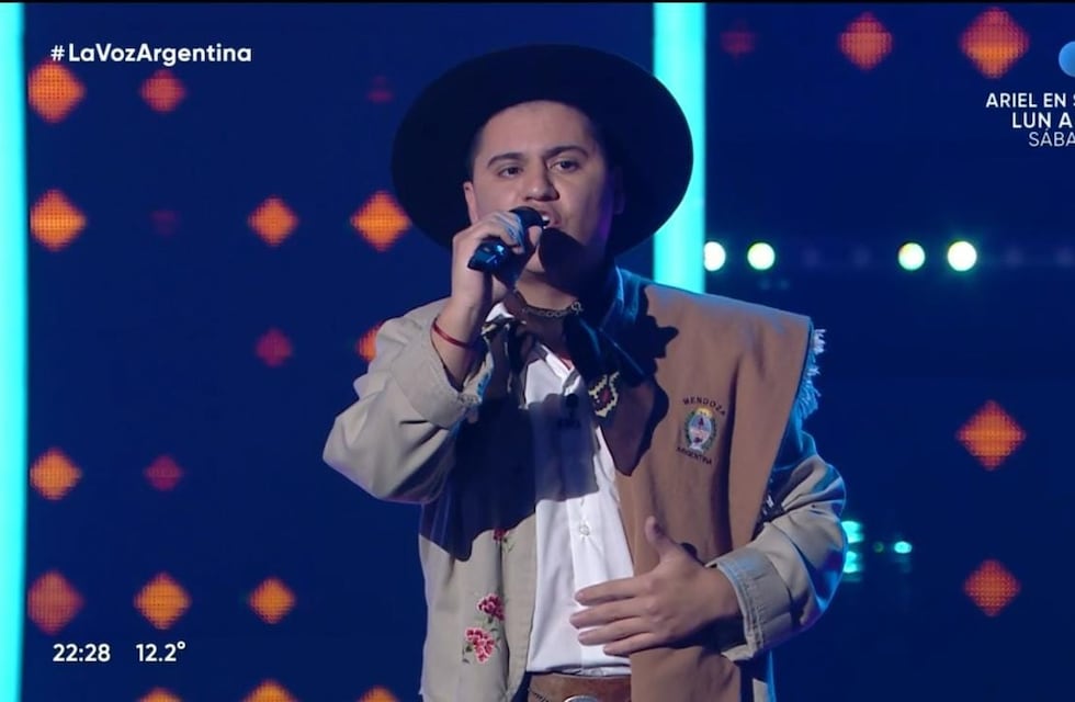 Germán Olivares, el juninense que debutó en el escenario de La Voz Argentina
