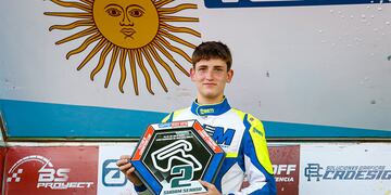 Fausto Arnaudo piloto karting Arroyito