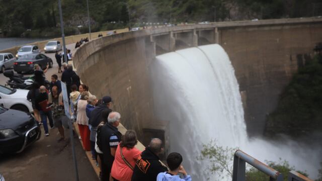 Dique San Roque, a pleno luego de las intensas lluvias en Córdoba (Javier Ferreyra / La Voz)