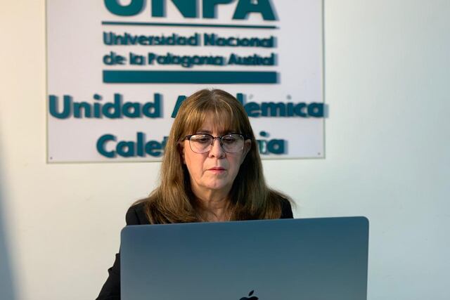 Ing. Eugenia de San Pedro, decana de la Unidad Académica Caleta Olivia de la UNPA.