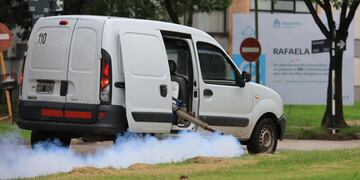 Fumigación en los barrios de Rafaela