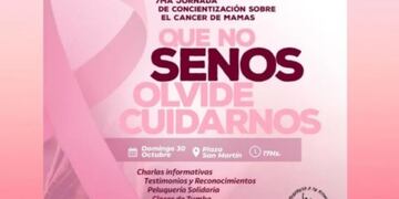 Jornada de concientización sobre el cáncer de mama en Montecarlo.