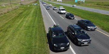 Este fin de semana largo hubo estrictos controles contra aquellos que circulan por las banquinas.