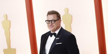 Brendan Fraser en la 95ª ceremonia anual de los Premios de la Academia en el Dolby Theatre de Hollywood, Los Ángeles, California.