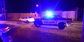 Un móvil policial trasladó a la víctima al hospital Córdoba