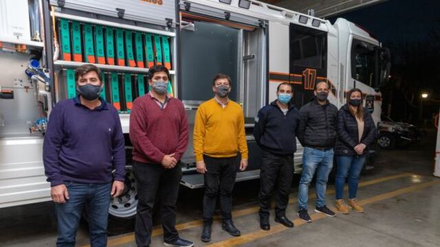 Los Bomberos Voluntarios de Pérez presentarán la autobomba de manera oficial a la población (Facebook Comuna de Soldini)