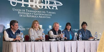 Dirigentes de UTHGRA Mar del Plata confirmaron el convenio logrado en las últimas horas.