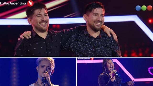 Los hermanos Vilchez, Marcos Olaguibet y Esperanza Careri son los primeros mendocinos en La Voz Argentina. Todos son de San Martín