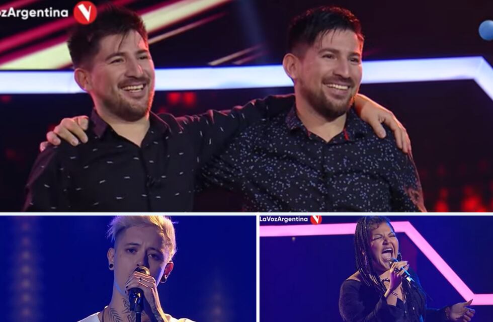 La Voz Argentina: Esperanza, Marcos, Leandro y Daniel, los mendocinos que sedujeron al jurado con sus voces