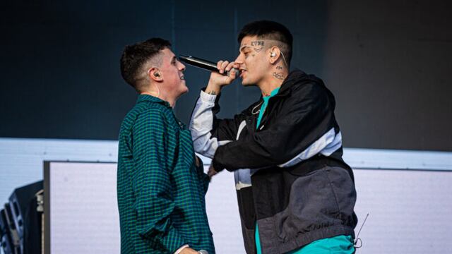 El freestyle de Acru y Duki en el Lollapalooza Argentina 2022