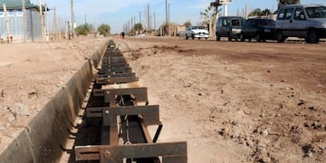 Obras en barrios de Mendoza.