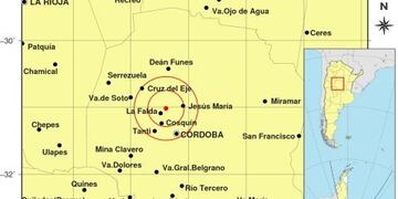 El epicentro se ubicó en el Valle de Punilla.
