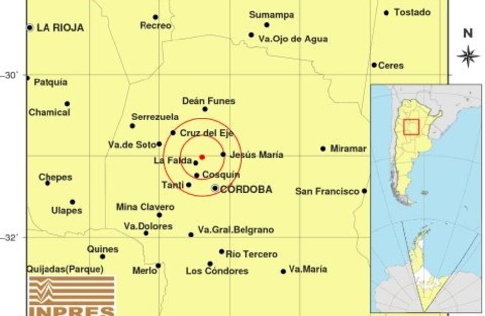 Punilla: tres temblores en menos de 24 horas sacudieron la región