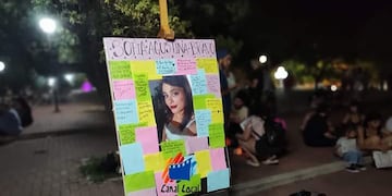 marcha por Sofía Bravo en La Carlota