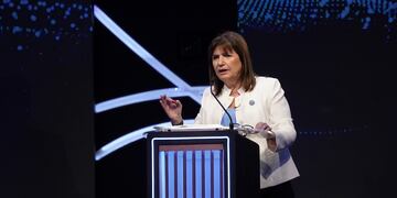 Patricia Bullrich en el debate 2023.