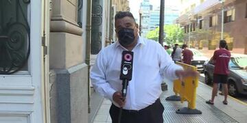 Cómo sigue el notero de El Nueve tras desmayarse en vivo