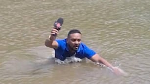 El periodista encontró el cuerpo de la niña en directo.