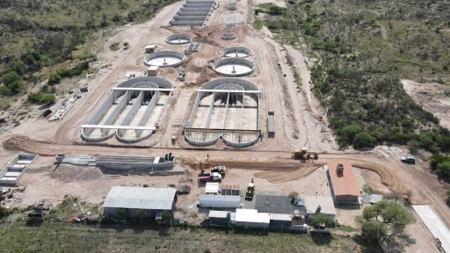 Obra de cloacas Mina Clavero