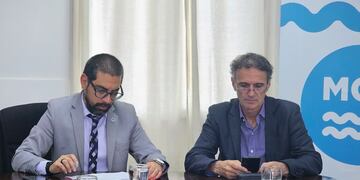El intendente Rodrigo Aristimuño se reunió con el Ministro de Infraestructura y Servicios Públicos de la Provincia de Buenos Aires, Gabriel Katopodis.