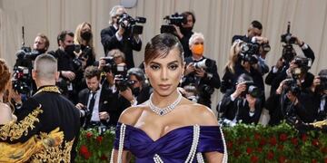 Anitta en la gala de los MET 2022.