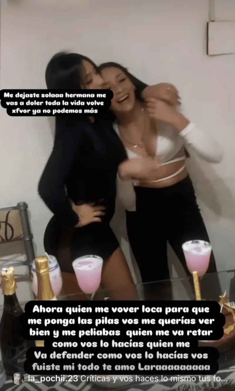 El mensaje de la hermana de Lara Gutiérrez.