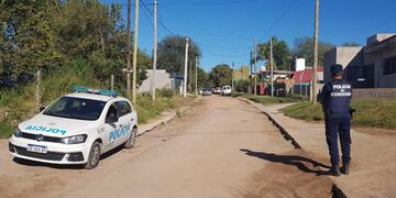 La calle en la que el vecino abrió fuego para defender a dos mujeres de un motochoro (La Voz).