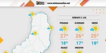 Sábado con clima agradable y aumento de temperaturas.