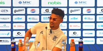 Diego Valoyes, delantero colombiano de Talleres para la temporada 2026. (Pedro Castillo / La Voz)