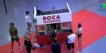 La dura prueba en la que los jugadores de Gran Hermano compiten por una casa. Captura de pantalla.