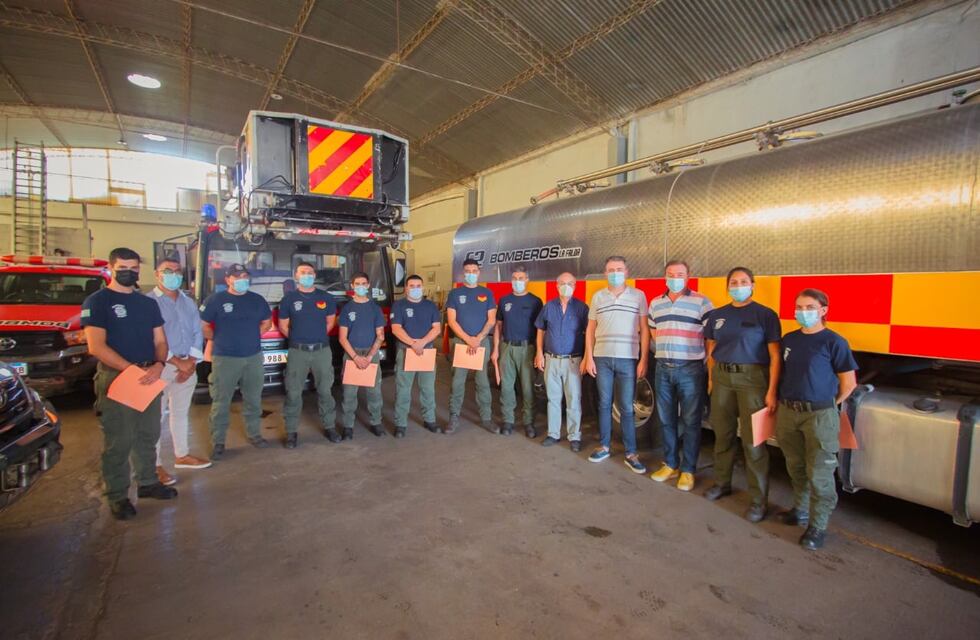La Falda: declararon ciudadanos ilustres a los bomberos que viajaron a los incendios de Corrientes