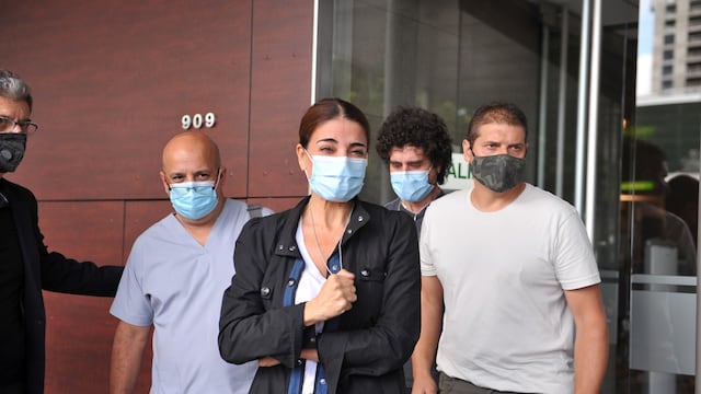 La hija del expresidente habló el martes por la mañana y agradeció a quienes fueron a despedirlo. (Foto: Web)