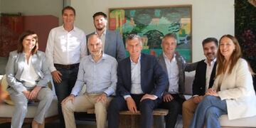 Los líderes del PRO en una cumbre realizada a principios de mayo (Archivo)