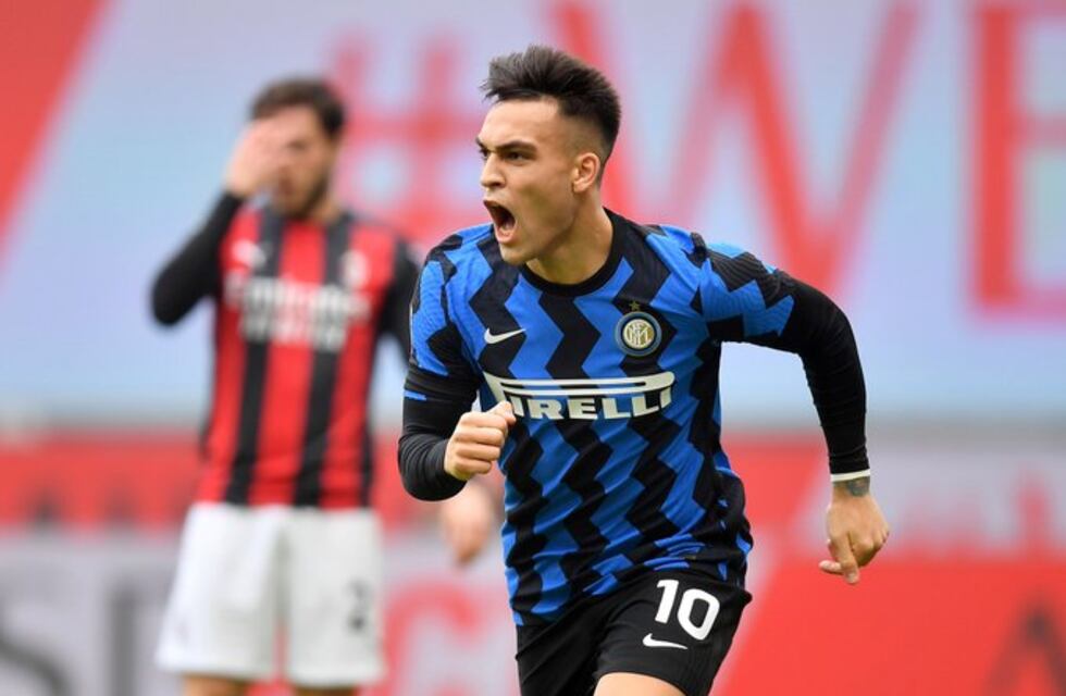 Lautaro Martínez figura en la victoria del Inter en el clásico de Milán