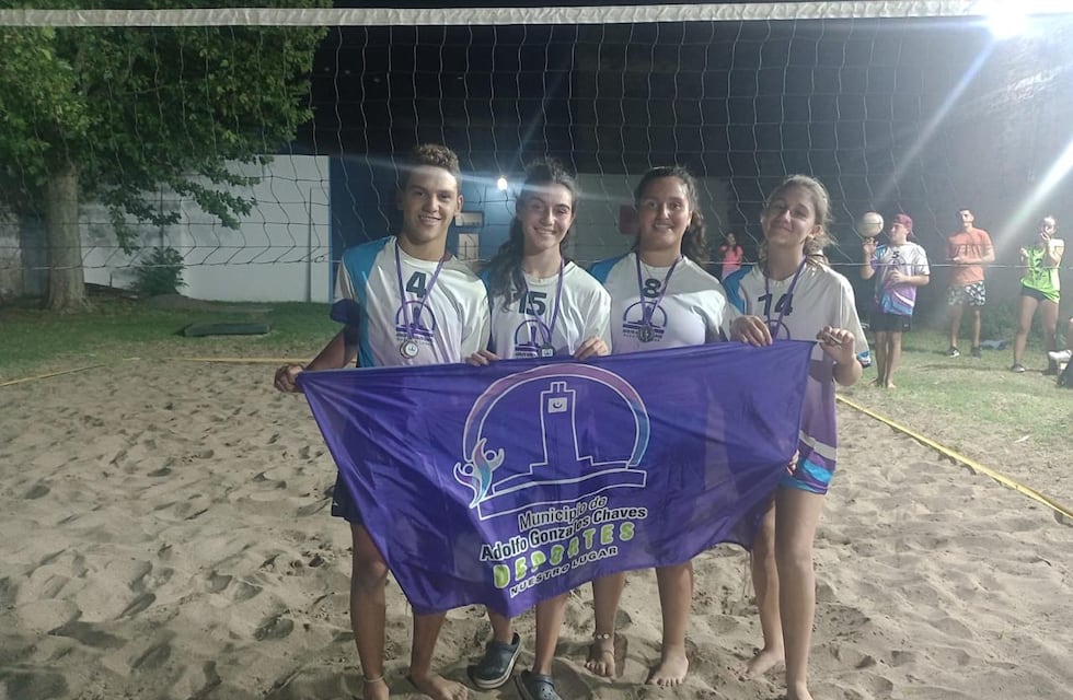 Gonzales Chaves: concluyó el torneo de Beach Voley Mixto