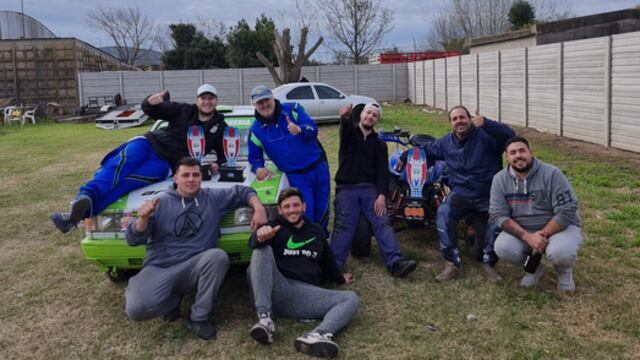 Víctor y Matías Mondino rally Arroyito