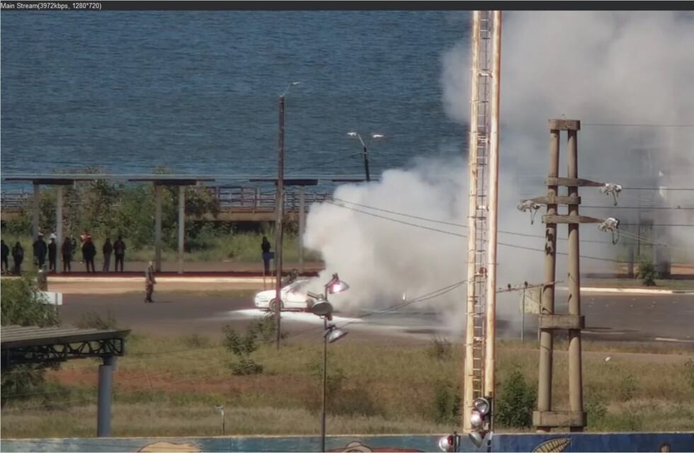 Posadas: incendio en el Puente Internacional vuelve a alertar sobre el peligro del contrabando de combustible