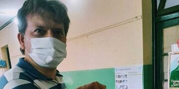 PASO 2021 en Misiones | Gaspar Dudek, intendente de Cerro Azul, emitió su voto.